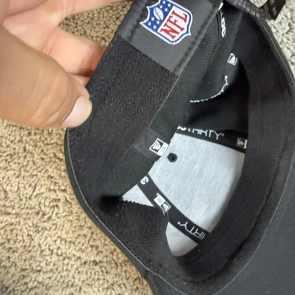 Philadelphia Eagles Hat Cap Fitted Mens L Black NFL Football New Era Embroidered